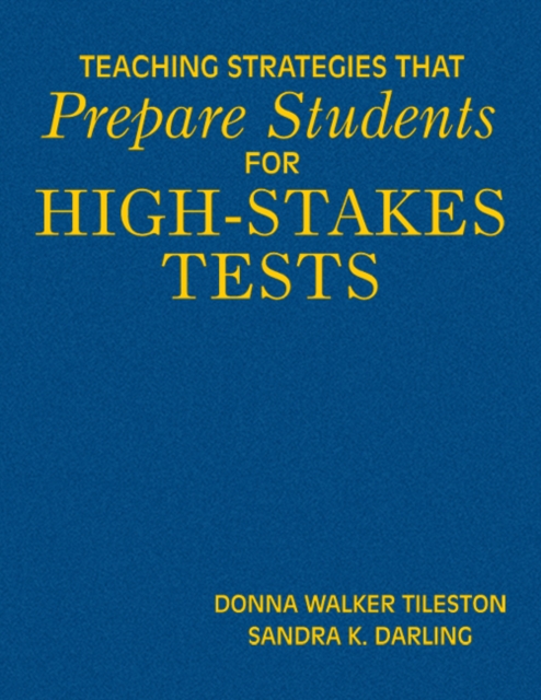 Teaching Strategies That Prepare Students for High-Stakes Tests, Hardback Book