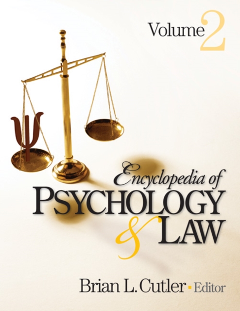 Encyclopedia of Psychology and Law, Multiple-component retail product Book