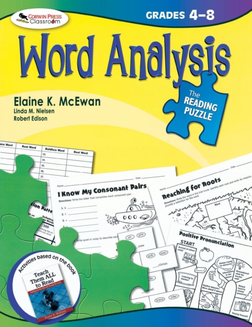 The Reading Puzzle: Word Analysis, Grades 4-8, Paperback / softback Book