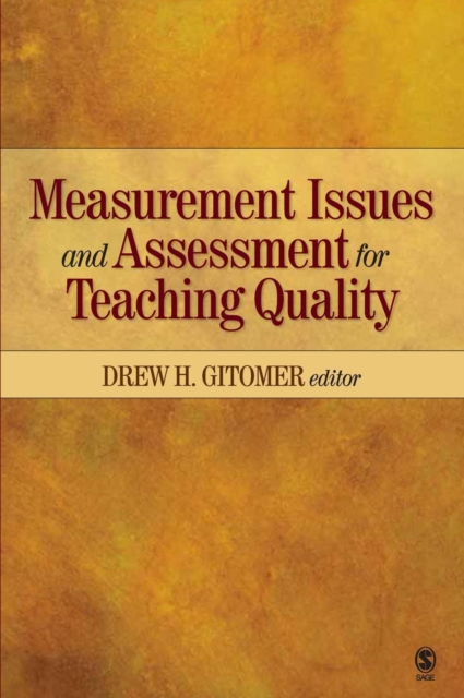 Measurement Issues and Assessment for Teaching Quality, Hardback Book