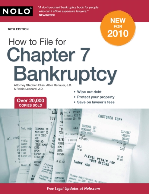 How to File for Chapter 7 Bankruptcy, EPUB eBook