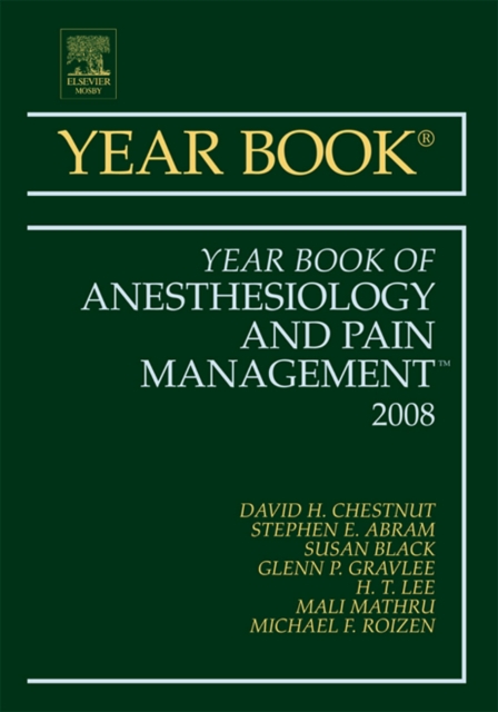 Year Book of Anesthesiology and Pain Management, Hardback Book