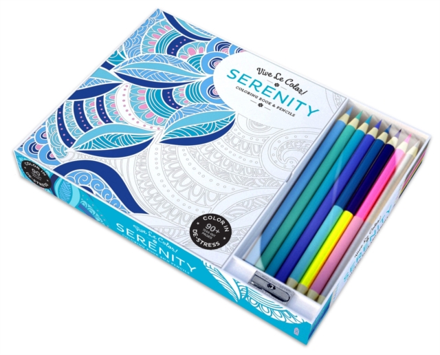Vive Le Color! Serenity (Coloring Book and Pencils) : Color Therapy Kit, Kit Book