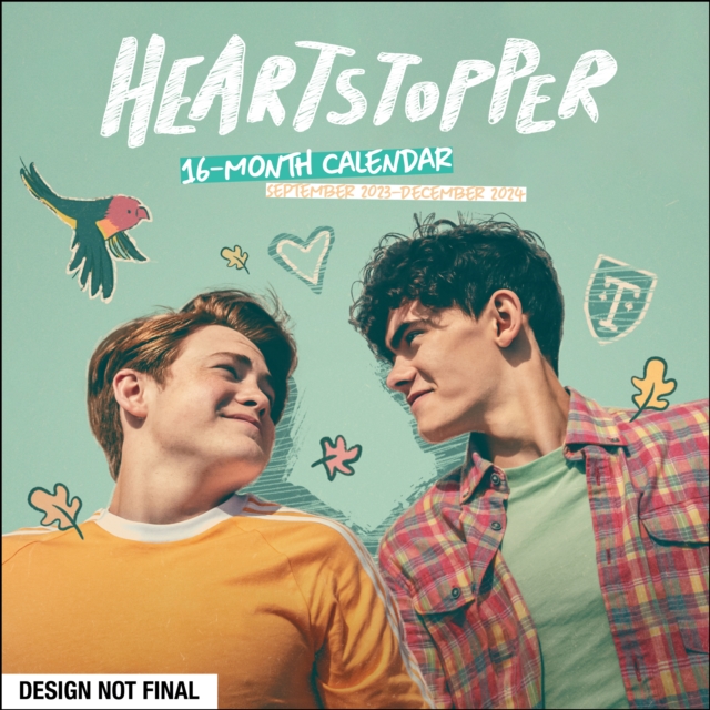 Heartstopper 16-Month 2023-2024 Wall Calendar with Bonus Poster and Love Notes, Calendar Book