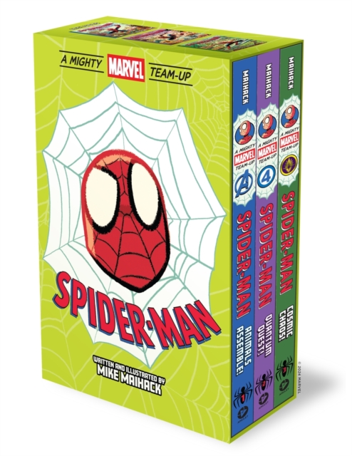 Spider-Man: A Mighty Marvel Team-Up 3-Book Box Set : 3 Original Graphic Novels: Animals Assemble!, Quantum Quest!, Cosmic Chaos!, Multiple-component retail product, slip-cased Book