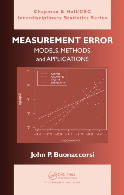 Measurement Error : Models, Methods, and Applications, Hardback Book