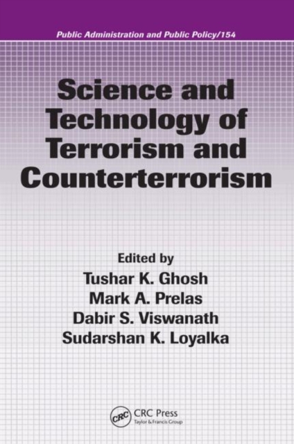 Science and Technology of Terrorism and Counterterrorism, Hardback Book