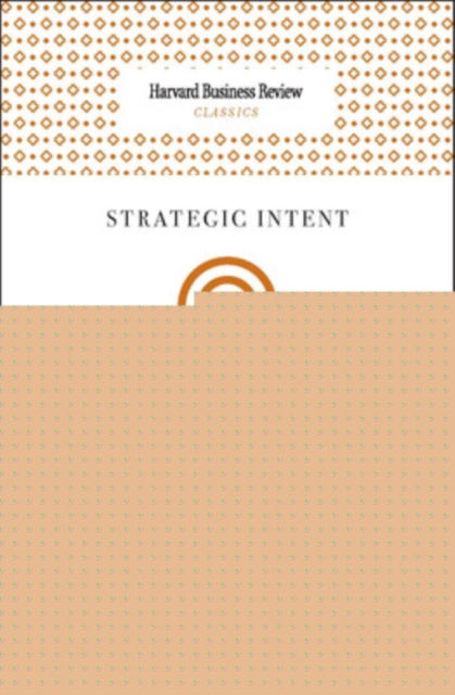 Strategic Intent, Paperback / softback Book