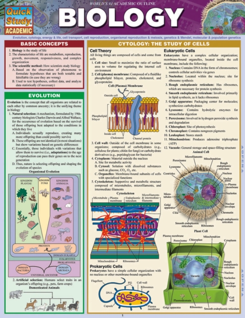 Biology : a QuickStudy Laminated Reference Guide, EPUB eBook