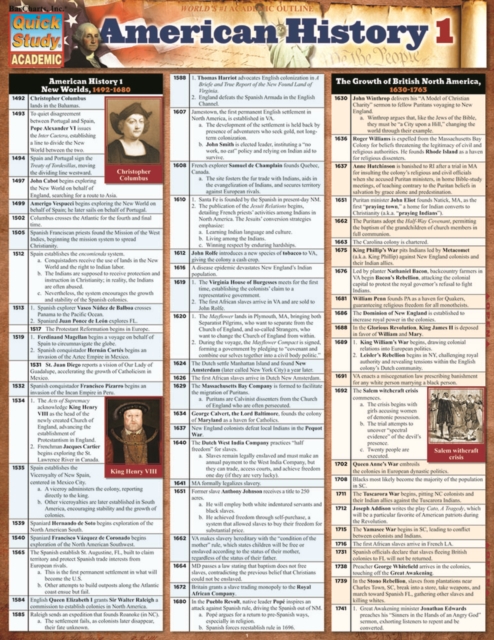 American History 1, PDF eBook