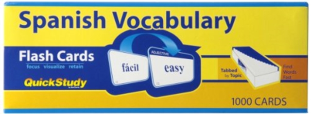 Spanish Vocabulary, Cards Book