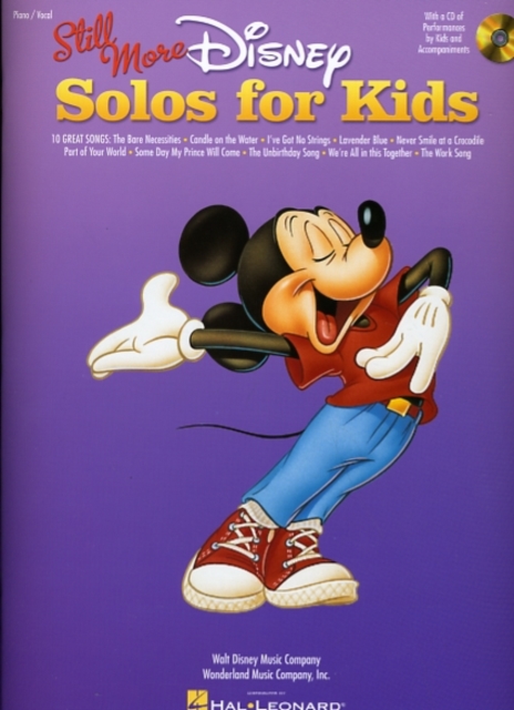 Still More Disney Solos for Kids, Book Book
