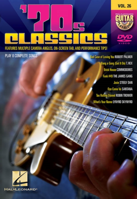 '70s Classics : Guitar Play-Along DVD Volume 26, DVD video Book