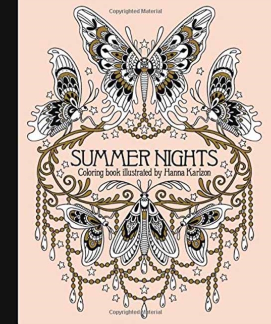 Summer Nights Coloring Book, Hardback Book