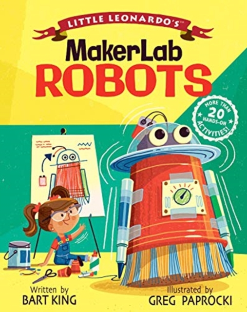 Little Leonardo's MakerLab Robots, Hardback Book