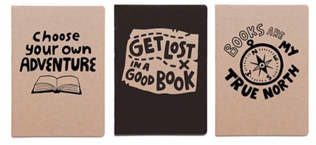 Get Lost In a Good Book 3-pack Notebooks, Notebook / blank book Book