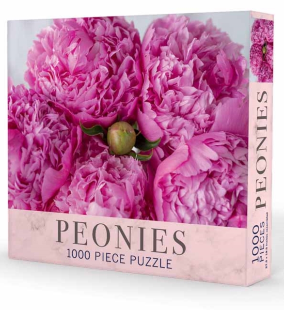 1000-piece puzzle: Peonies, Jigsaw Book