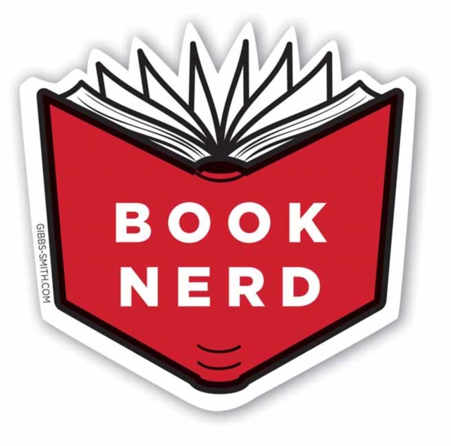 Red Book Nerd Sticker, Stickers Book