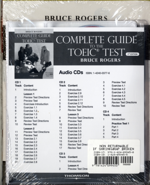 Complete Guide for the TOEIC Test, Board book Book