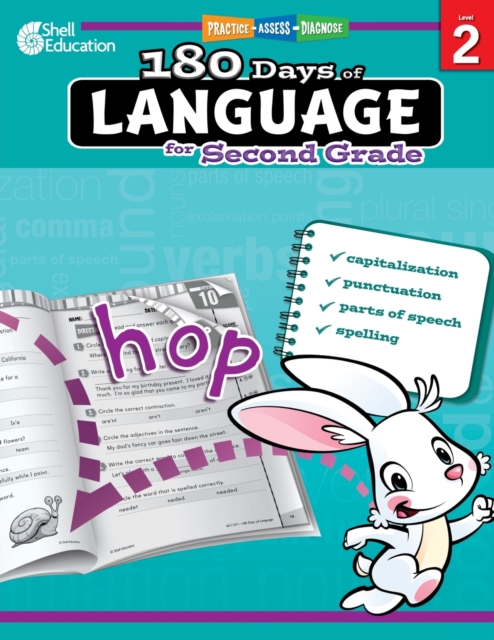 180 Days of Language for Second Grade : Practice, Assess, Diagnose, Paperback / softback Book