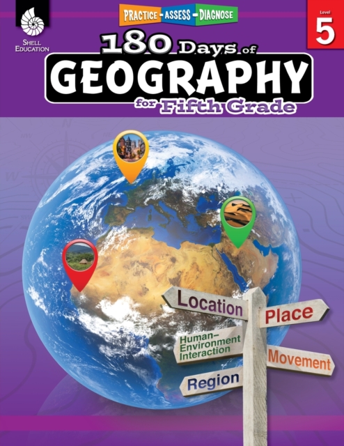 180 Days of Geography for Fifth Grade : Practice, Assess, Diagnose, Paperback / softback Book