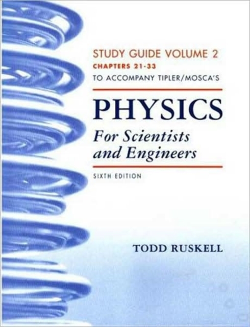 Study Guide for Physics for Scientists and Engineers Volume 2 (21-33), Paperback / softback Book