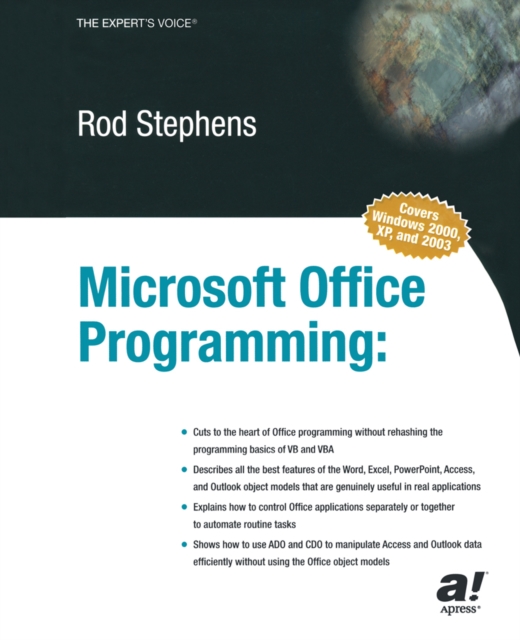 Microsoft Office Programming : A Guide for Experienced Developers, PDF eBook