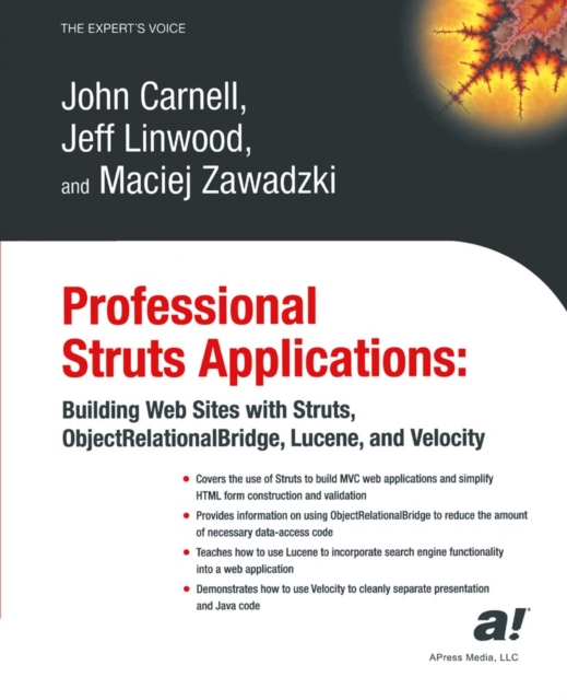 Professional Struts Applications : Building Web Sites with Struts ObjectRelational Bridge, Lucene, and Velocity, PDF eBook