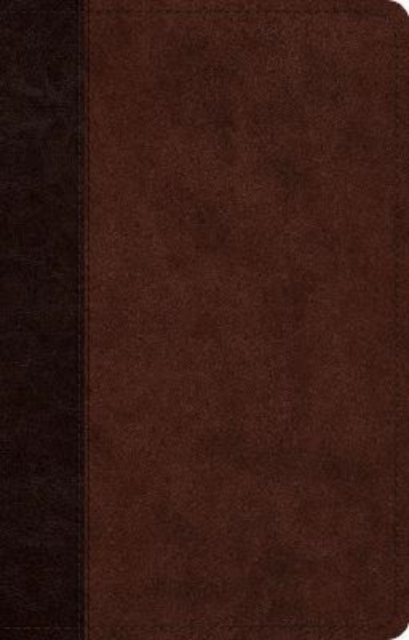 ESV Large Print Thinline Reference Bible, Leather / fine binding Book