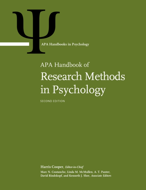 APA Handbook of Research Methods in Psychology : Volume 1: Foundations, Planning, Measures, and Psychometrics Volume 2: Research Designs: Quantitative, Qualitative, Neuropsychological, and Biological, Multiple-component retail product Book