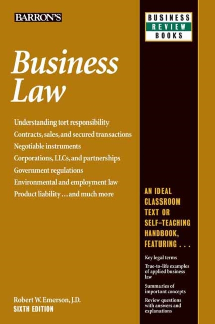 Business Law, Paperback / softback Book