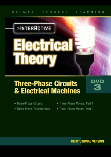 Electrical Theory 3-phase Circuits and Electrical Machines Interactive Student DVD (10-13), Digital Book