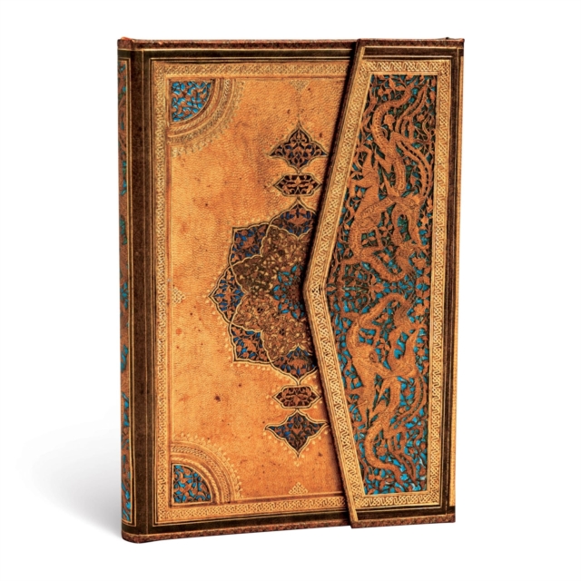 Safavid (Safavid Binding Art) Mini Lined Hardcover Journal, Hardback Book