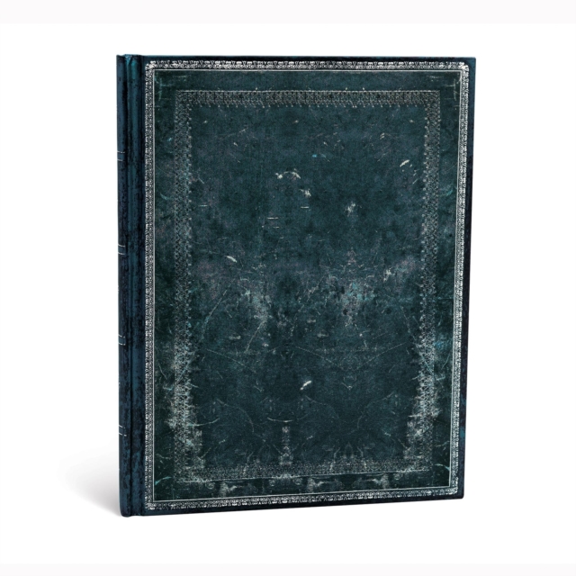 Midnight Steel Ultra Lined Hardcover Journal (Elastic Band Closure), Hardback Book