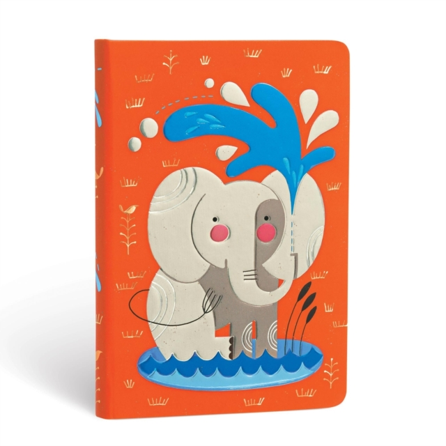 Baby Elephant Mini Lined Hardcover Journal, Hardback Book