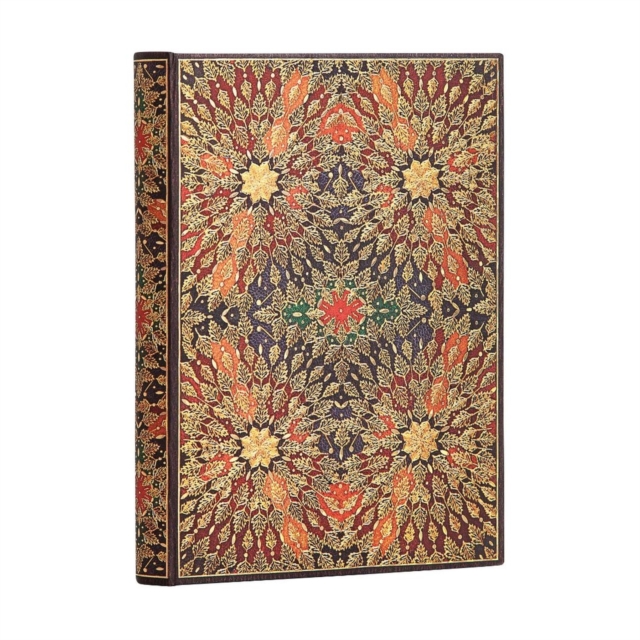 Fire Flowers Unlined Hardcover Journal, Hardback Book