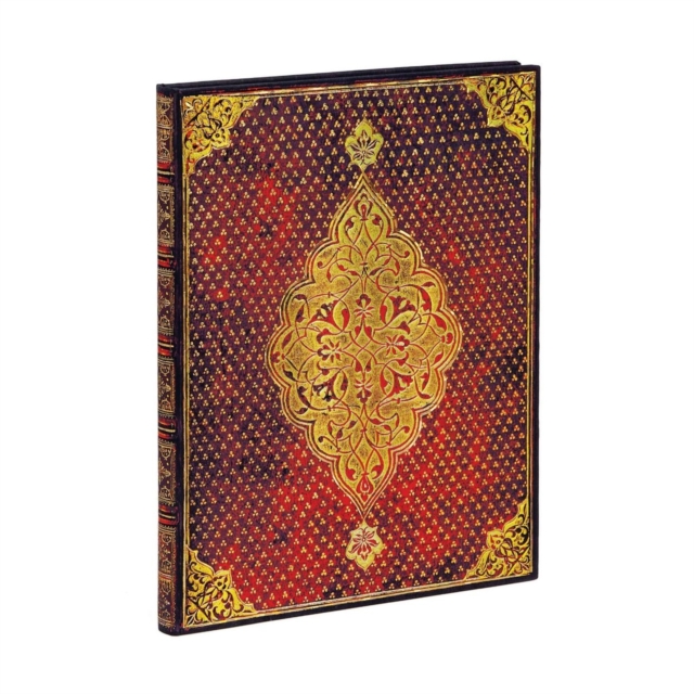 Golden Trefoil Ultra Lined Hardcover Journal (Elastic Band Closure), Hardback Book