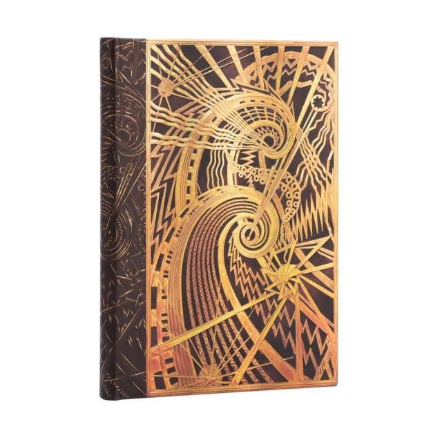 The Chanin Spiral (New York Deco) Midi Lined Hardcover Journal, Hardback Book