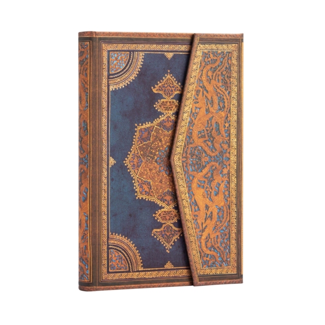 Safavid Indigo (Safavid Binding Art) Mini Lined Hardcover Journal, Hardback Book