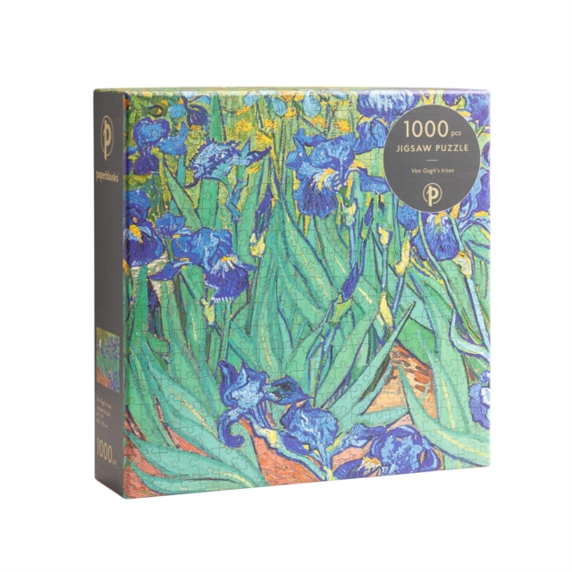 Van Gogh’s Irises 1000 Piece Jigsaw Puzzle, Game Book