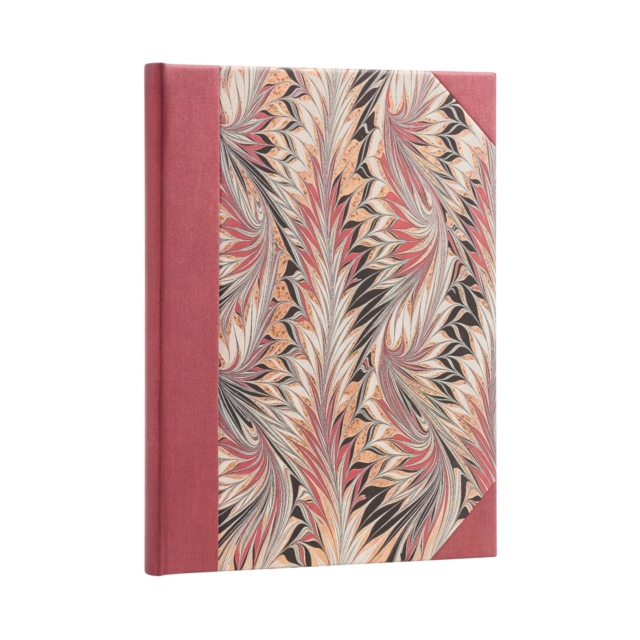 Rubedo (Cockerell Marbled Paper) Ultra Lined Hardcover Journal, Hardback Book