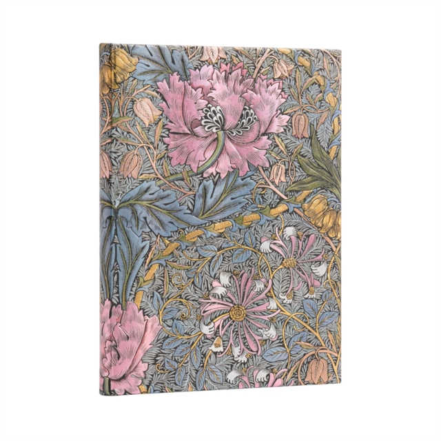 Morris Pink Honeysuckle (William Morris) Ultra Lined Hardcover Journal, Hardback Book