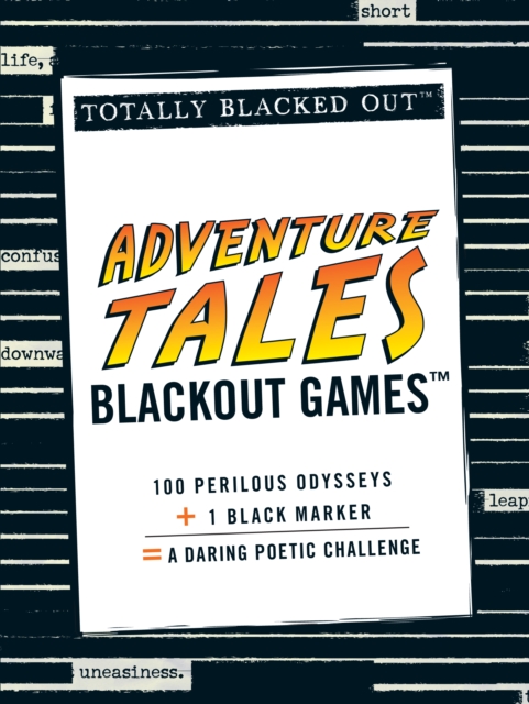 ADVENTURE TALES BLACKOUT GAMES, Paperback Book