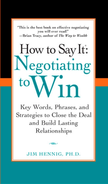 How to Say It: Negotiating to Win, EPUB eBook