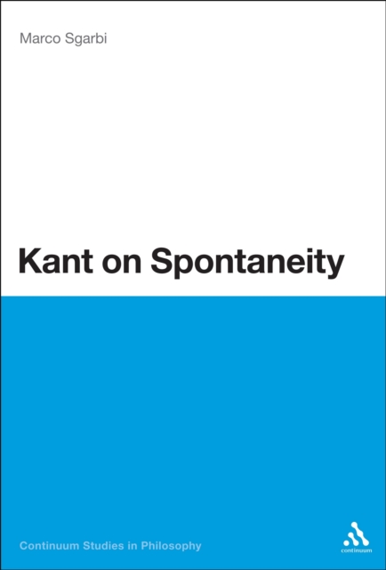 Kant on Spontaneity, EPUB eBook