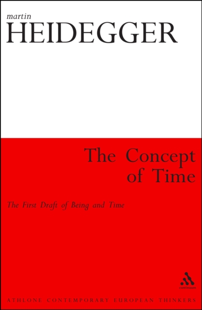 The Concept of Time : The First Draft of Being and Time, EPUB eBook