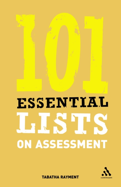 101 Essential Lists on Assessment, PDF eBook