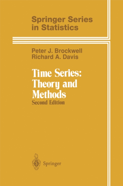 Time Series: Theory and Methods, PDF eBook