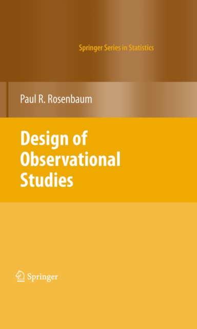 Design of Observational Studies, PDF eBook
