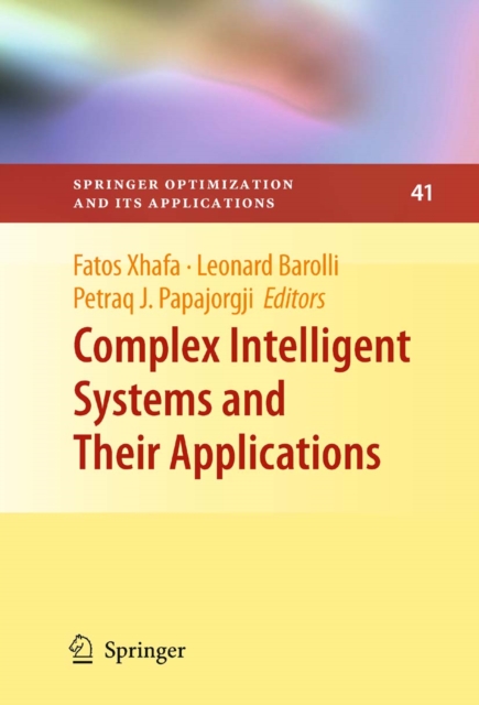 Complex Intelligent Systems and Their Applications, PDF eBook